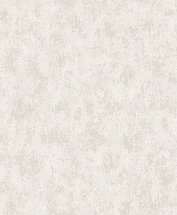 Haliya White Metallic Plaster Wallpaper