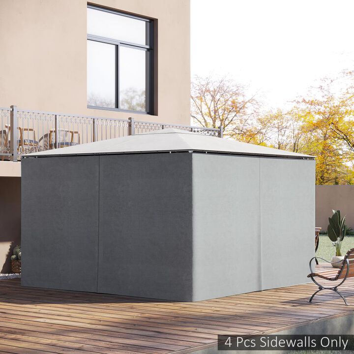 Hivvago 9.84' x 13.1' Gazebo Replacement Walls with Hooks