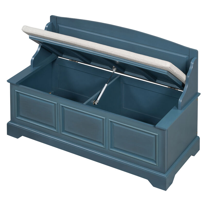 Merax Shoe Storage Bench with Removable Cushion