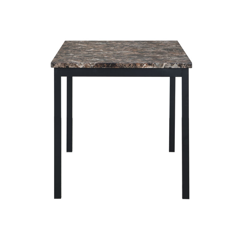 Faux Marble Top metal frame dinette table