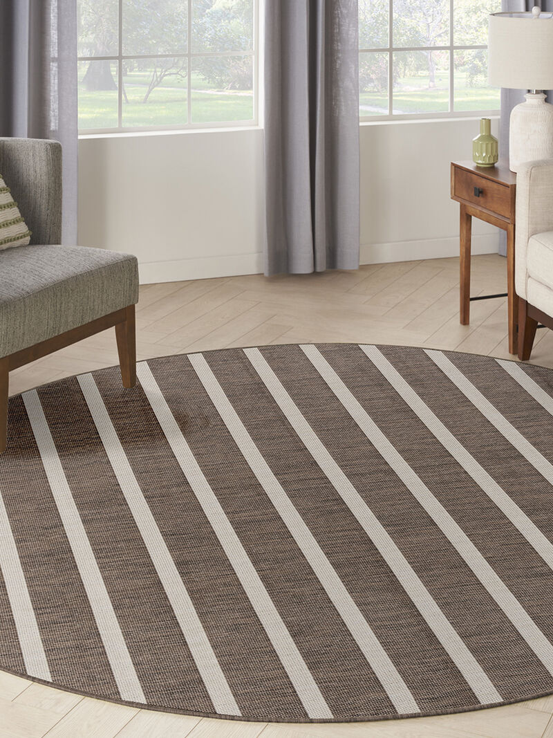 Positano POS03 Natural/Ivory 8' x Round Rug