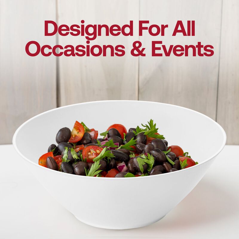 6 oz. Solid White Organic Round Plastic Dessert Bowls (120 Bowls) image number 6