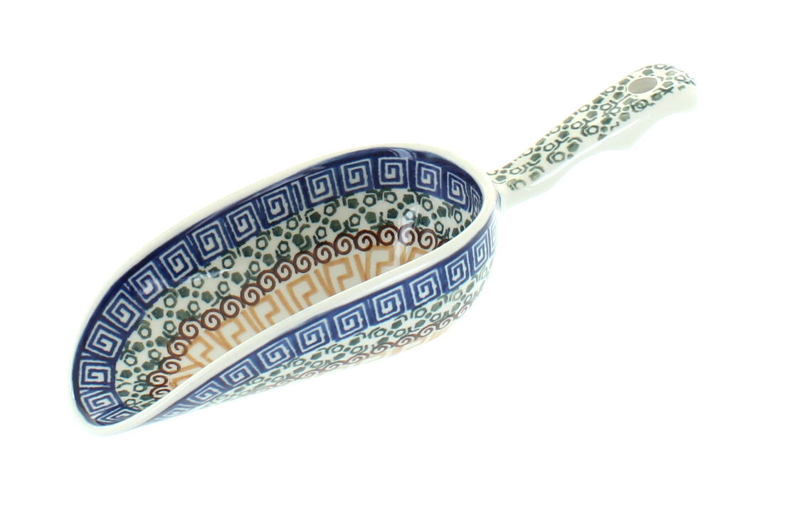 Blue Rose Polish Pottery Athena Scoop
