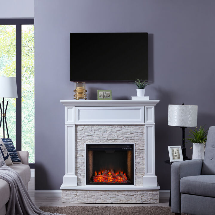 Clifford Smart Fireplace Console