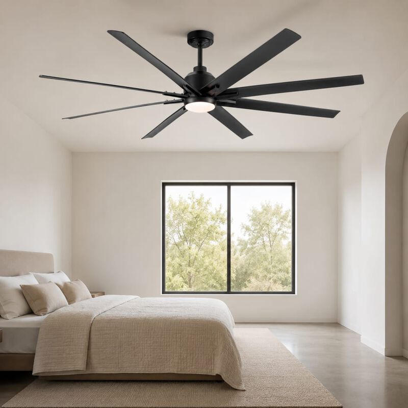 ELEMENT ACE Indoor Smart Ceiling Fan with LED Light, App Remote Control, Quiet DC Motor and Reversible Airflow Design image number 3