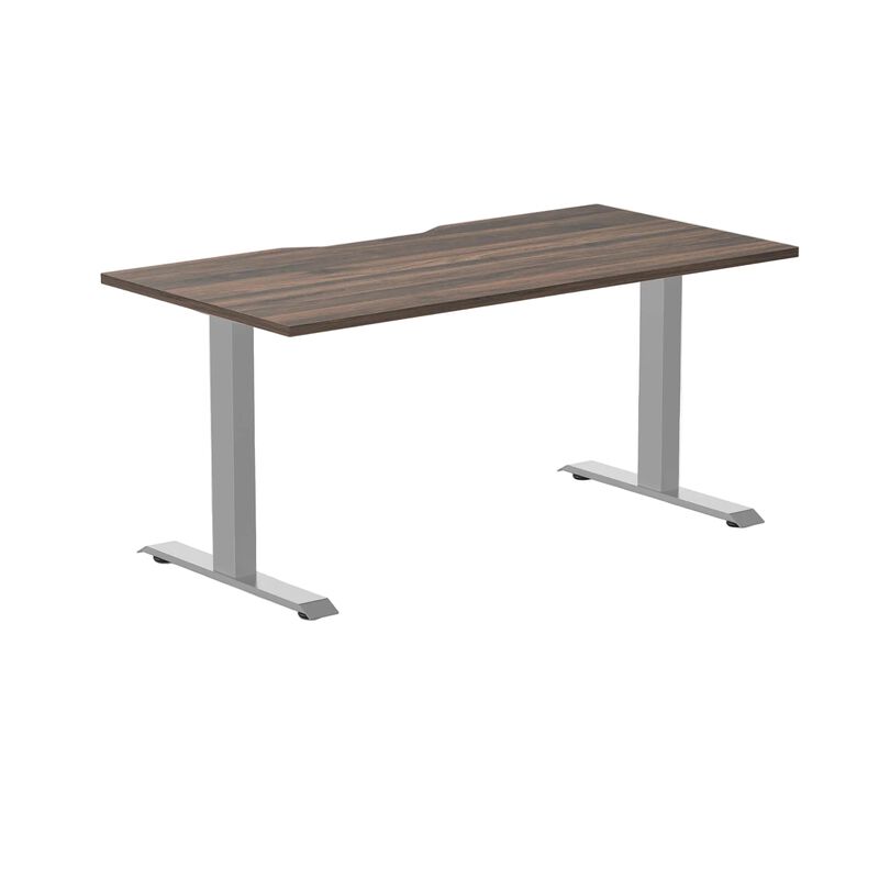 Desky Zero Scalloped Laminate Office Desk image number 0