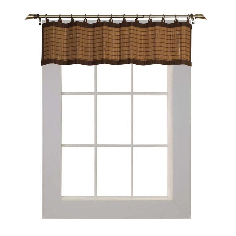 Versailles Valance Patented Ring Top Bamboo Panel Series - 12x72'', Colonial image number 1