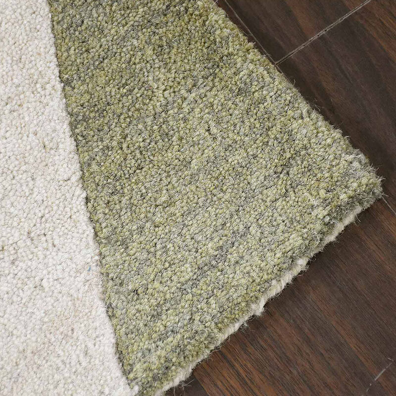 RUGSOTIC CARPETS HAND TUFTED WOOL ECO-FRIENDLY AREA RUGS  - Rectangle Shape, Size, Geometric Modern Design, High Pile Handmade Anti Skid Area Rugs for Living Room, Bed Room (K00548) image number 4