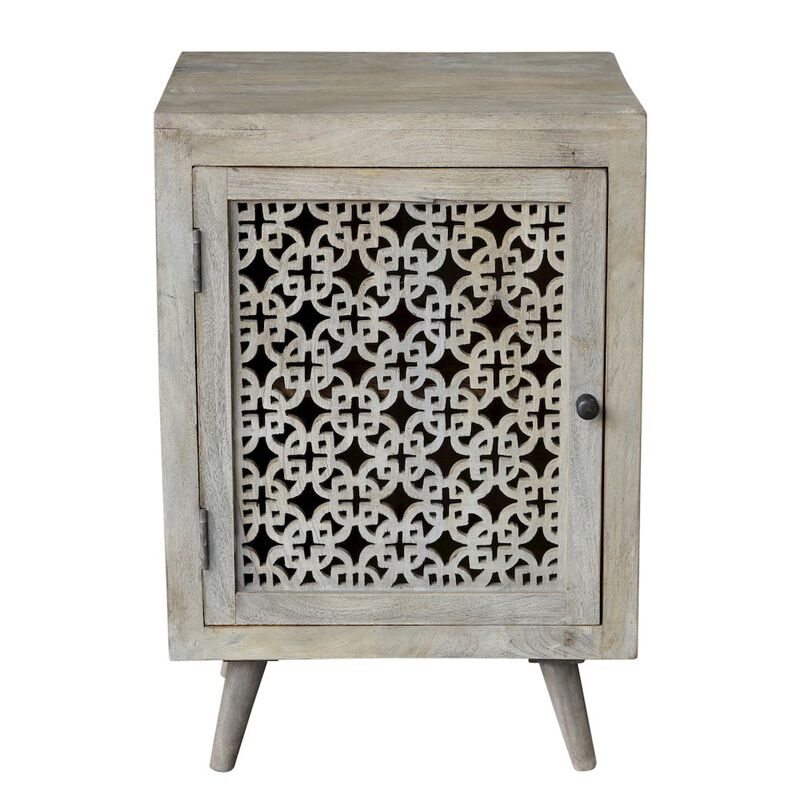 Alex Hamilton Halle Hand-carved Nightstand