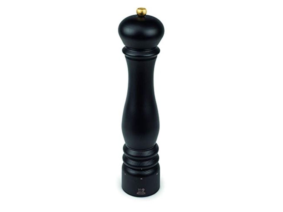 Paris Rechargeable u'Select, Chocolate finish, 13.5inch Electric pepper mill, 34cm/13.5in
