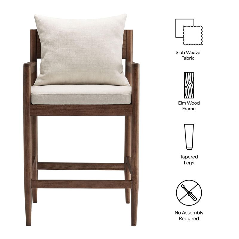 Remington Wood Counter Stool image number 3