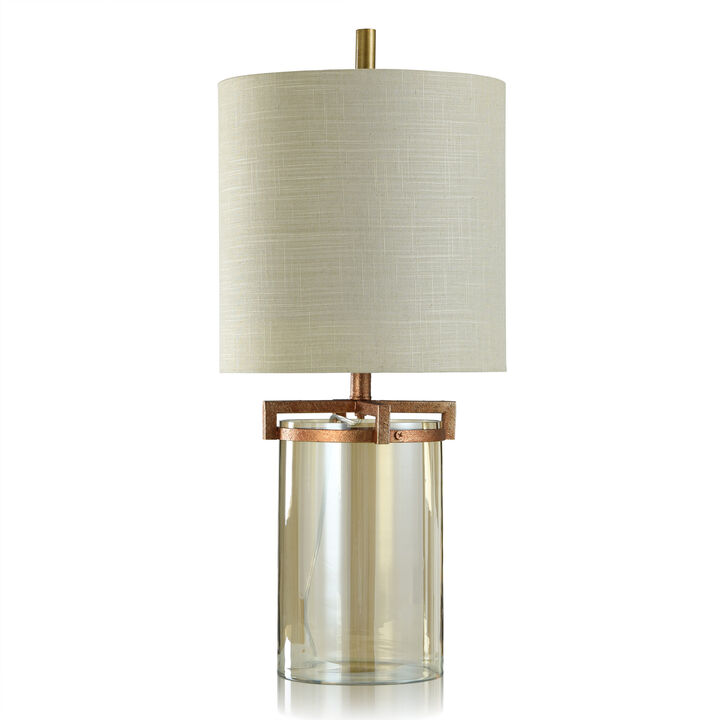 Glass/ Steel Table Lamp I