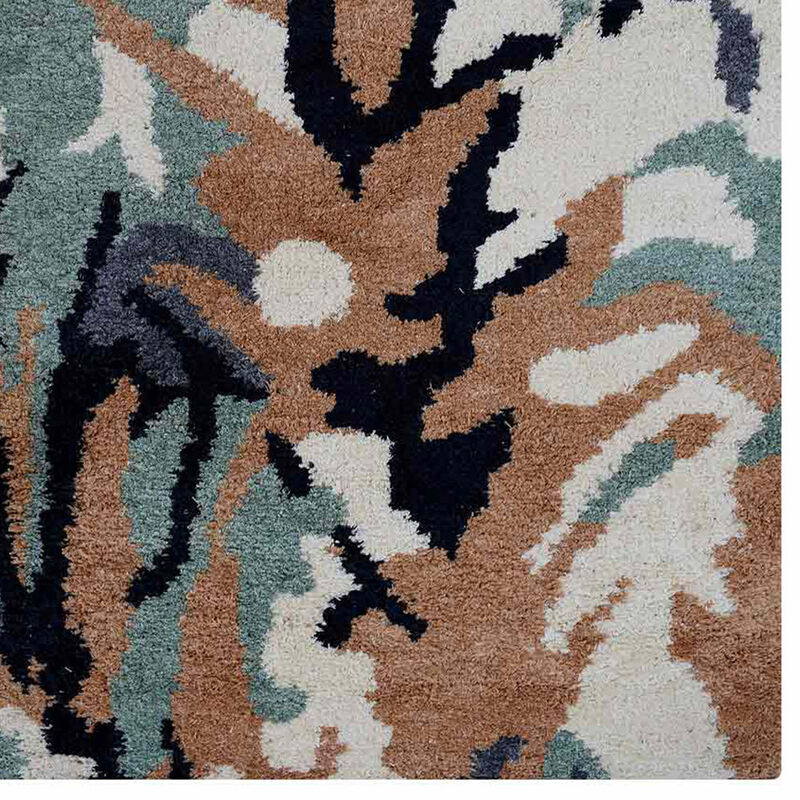 Rugsotic Carpets Hand Knotted Silk Size Area Rug Abstract Size NS0817 image number 3