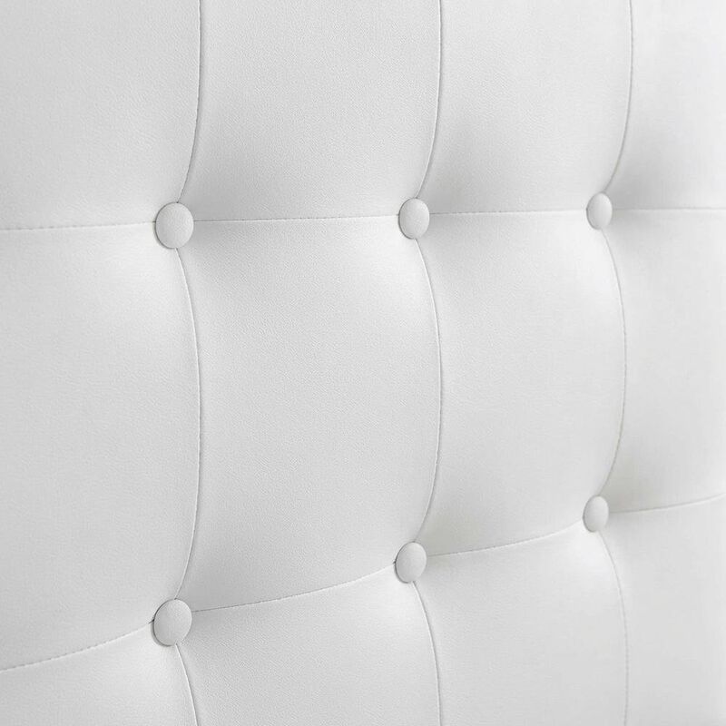 Upholstered Fabric King Headboard with Soft Padding and Elegant Design image number 4