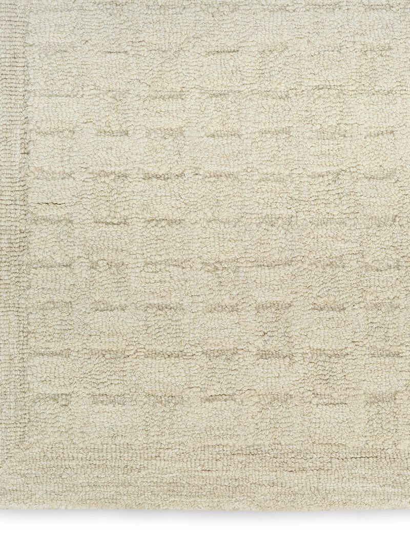 Pure Grids PGR01 Ivory/Beige 3'9" x 5'9" Rug