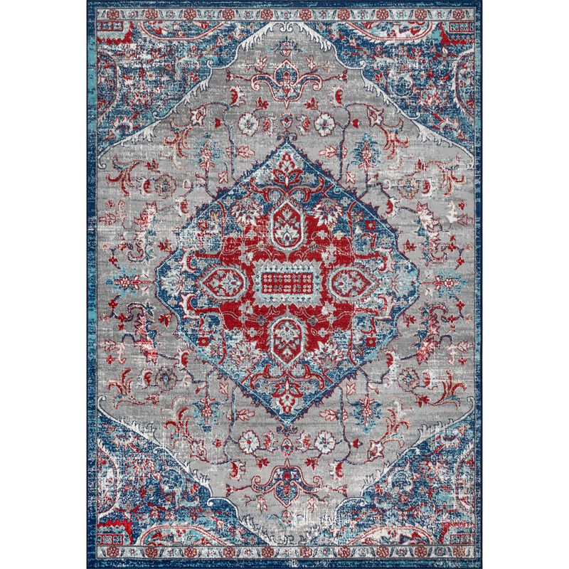 Friv Modern Persian Vintage Medallion Area Rug
