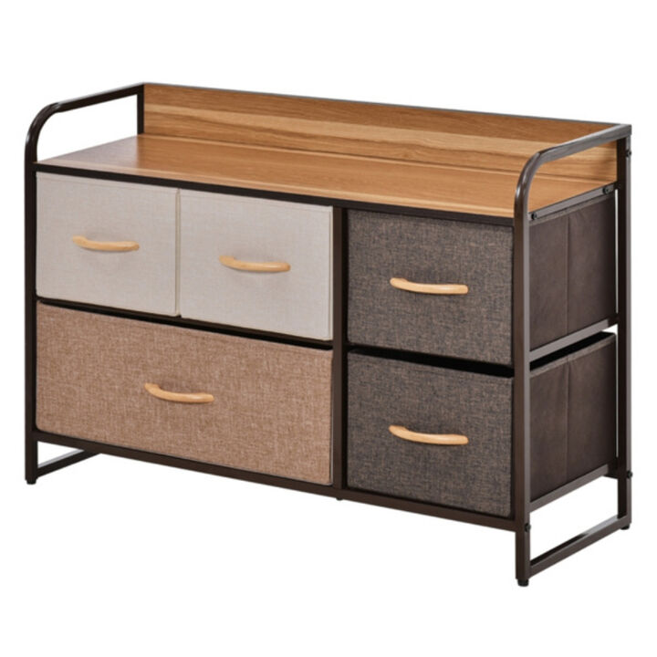Chester Dresser with Multiple Drawers for Bedroom or Storage Room