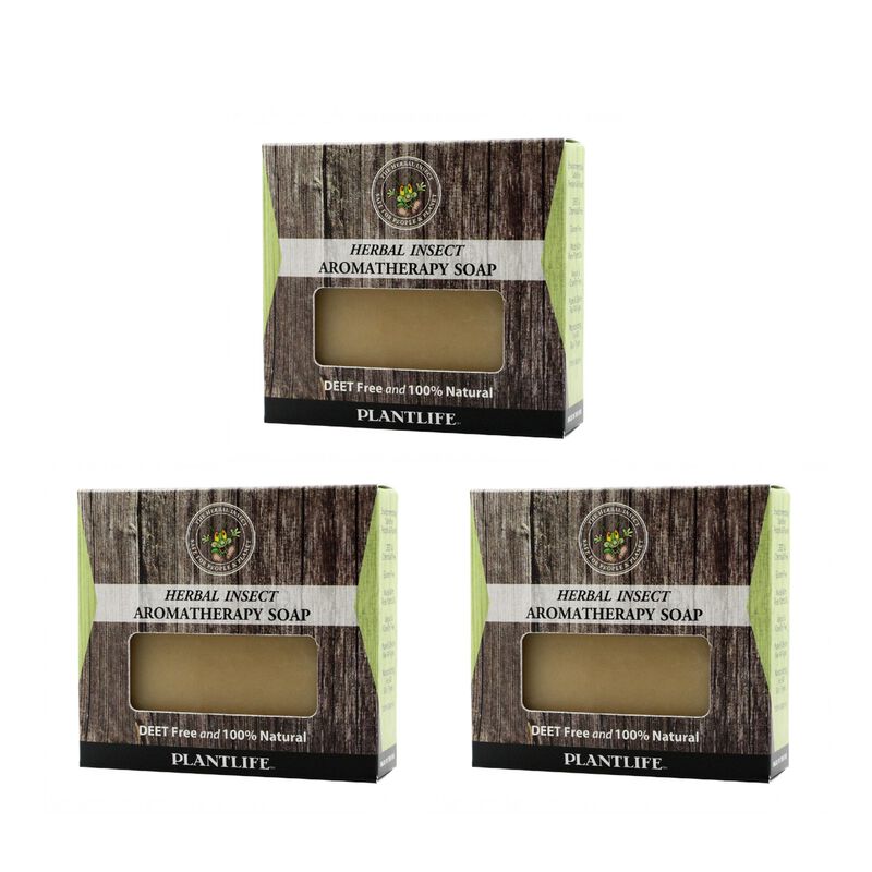 Plantlife Bar Soap - Herbal Insect 3 Pack image number 2