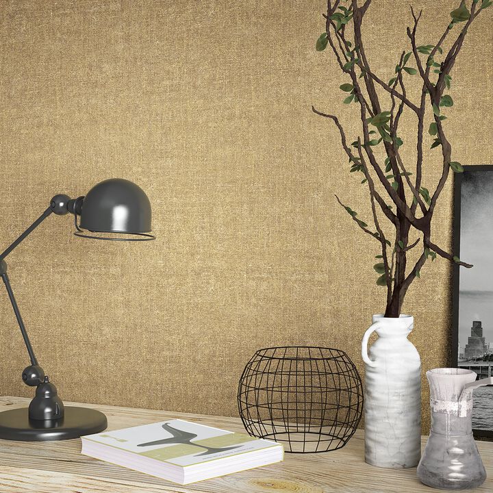 Loft 2 Wicker Texture Bronze Brown Wallpaper 34178
