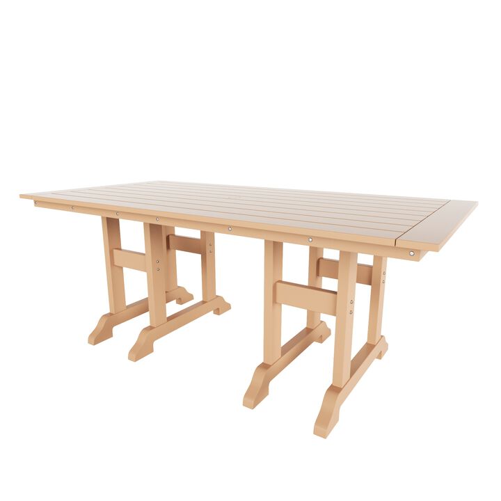 WestinTrends 71" Outdoor Patio Dining Table