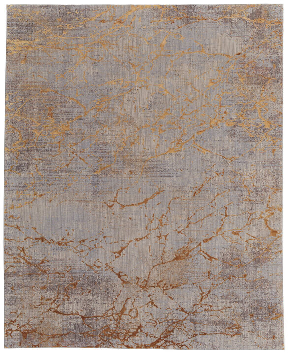 HomeRoots Abstract Power Loom Area Rug