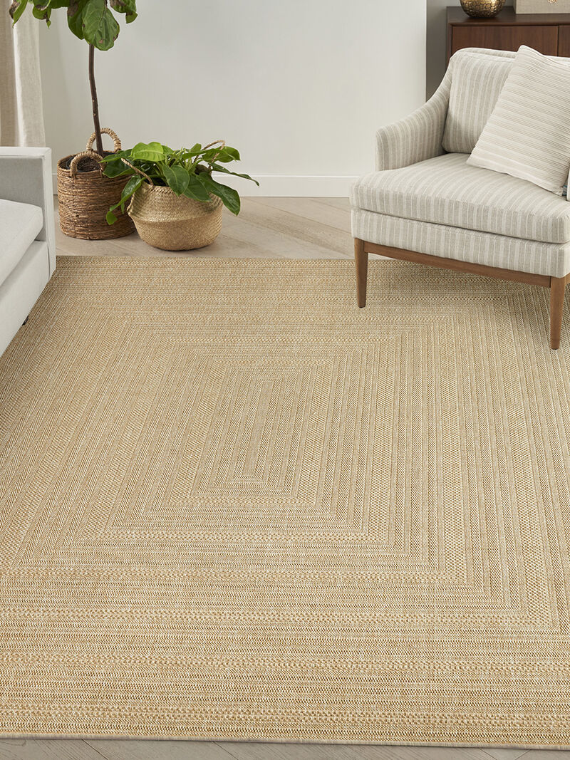 Tulum TLM04 Taupe/Ivory 10' x 14' Rug