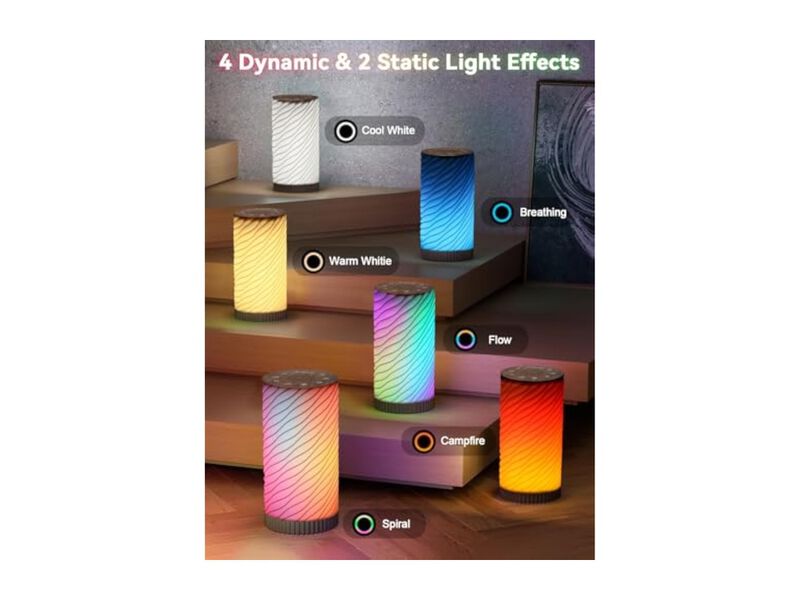 Dimmable Bedside Lamp For Bedroom Bedside White image number 3