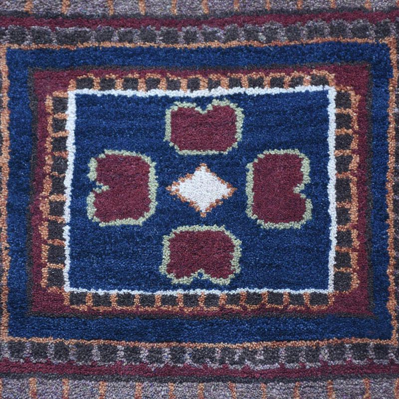 RUGSOTIC CARPETS HAND KNOTTED WOOL & SILK ECO-FRIENDLY ORIENTAL AREA RUGS  - Rectangle Shape, Classic Oriental Traditional , Low Pile Handmade Area Rugs (AF0102) image number 3