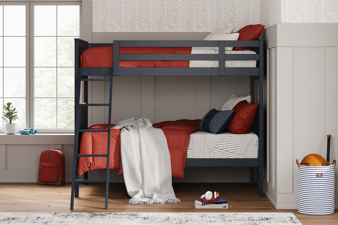 Nextonfort Twin over Twin Bunk Bed with Mattress