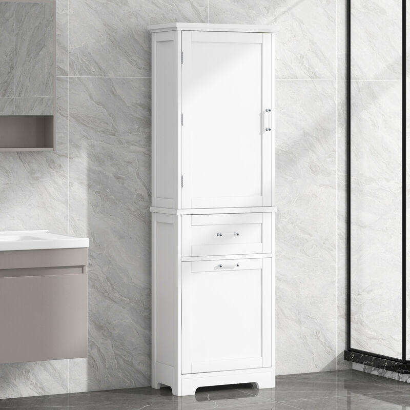Tulklu Tall Bathroom Storage Cabinet image number 1