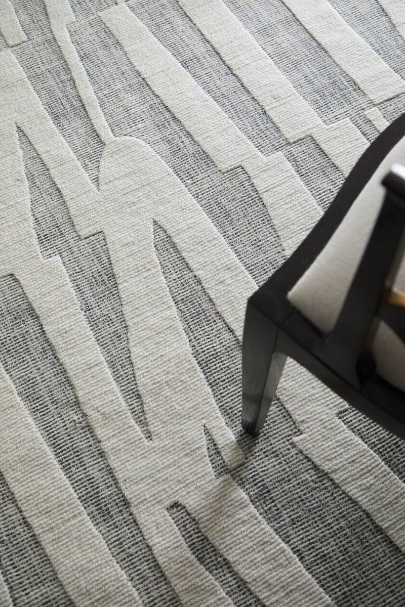 Peconic T8009 Ivory/Black 9' x 12' Rug by Thom Filicia image number 2