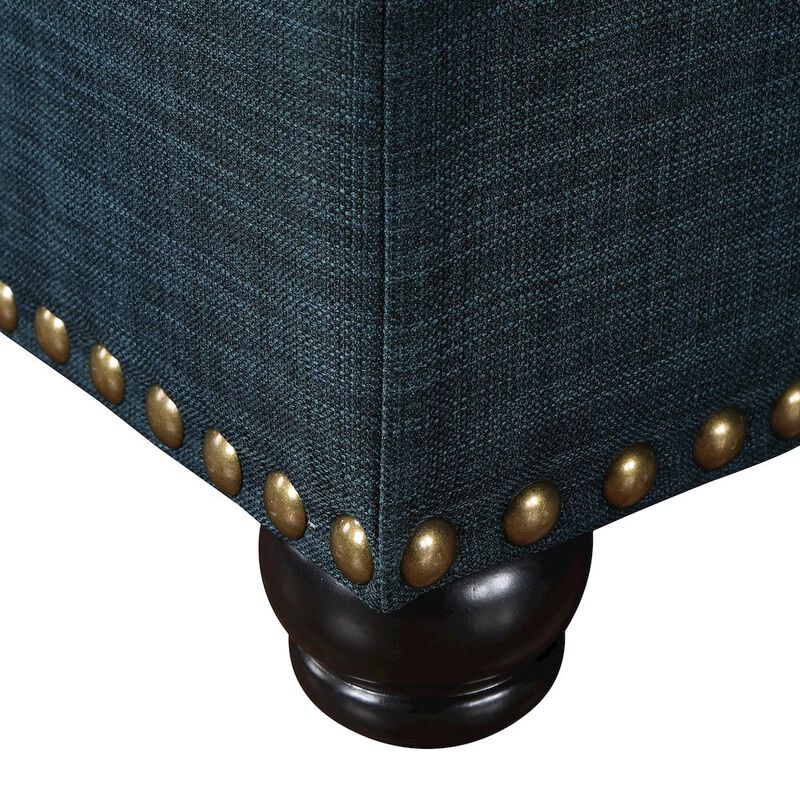 Convenience Concepts Designs4Comfort Herald Square Ottoman Coffee Table with Storage