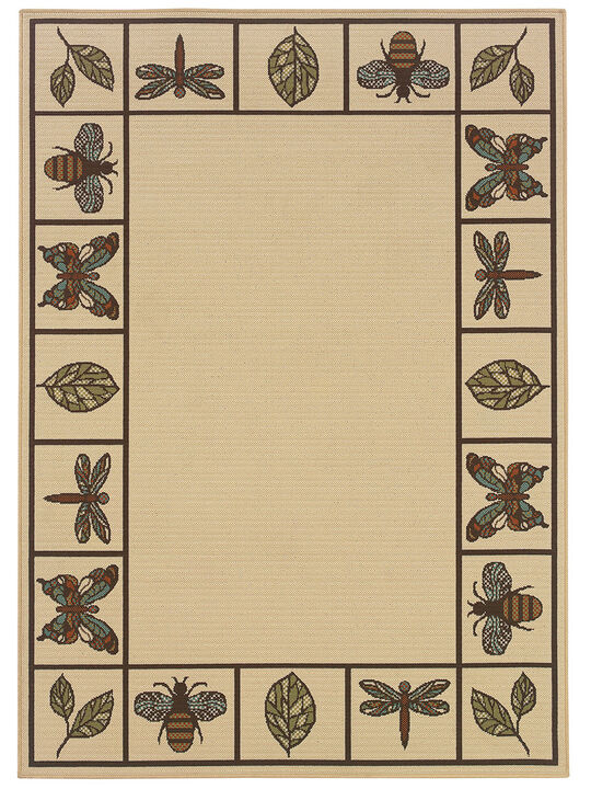 Montego 3'7" x 5'6" Ivory Rug