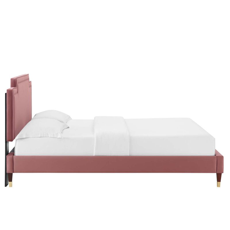 Modway - Liva Performance Velvet King Bed image number 3