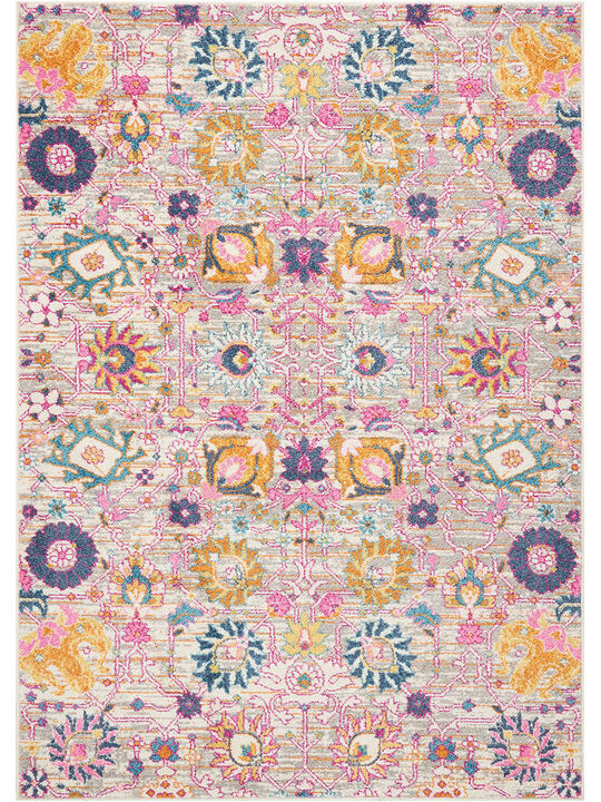 Passion PSN01 Silver 3'9" x 5'9" Rug