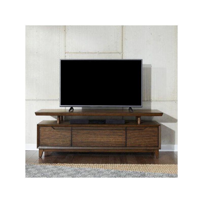 Liberty Furniture Ventura Blvd TV Console in Bronze Spice image number 5