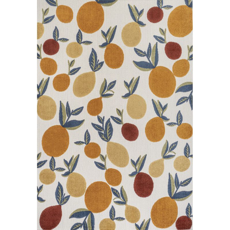 Limone Bold Lemon High-Low Indoor/Outdoor Area Rug