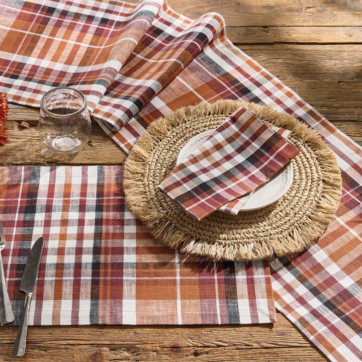 Split P Keaton Plaid Table Runner