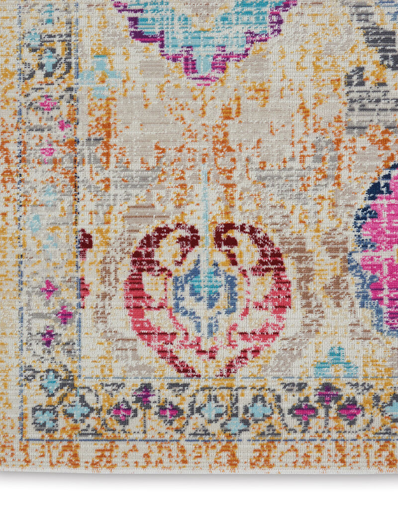 Vintage Kashan VKA04 Ivory/Multicolor 4' x 6' Rug