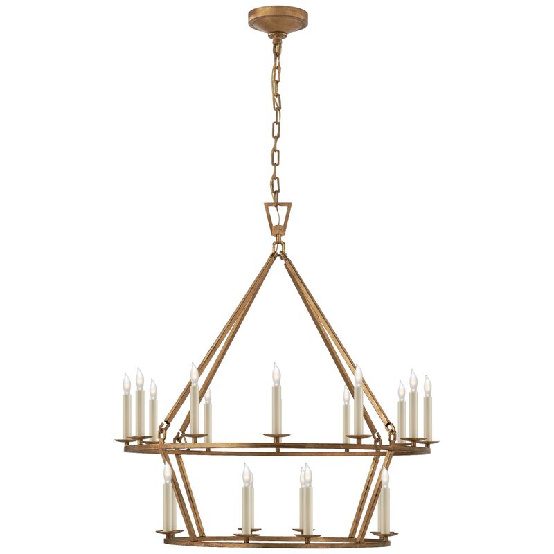 Darlana Medium Two-Tier Chandelier