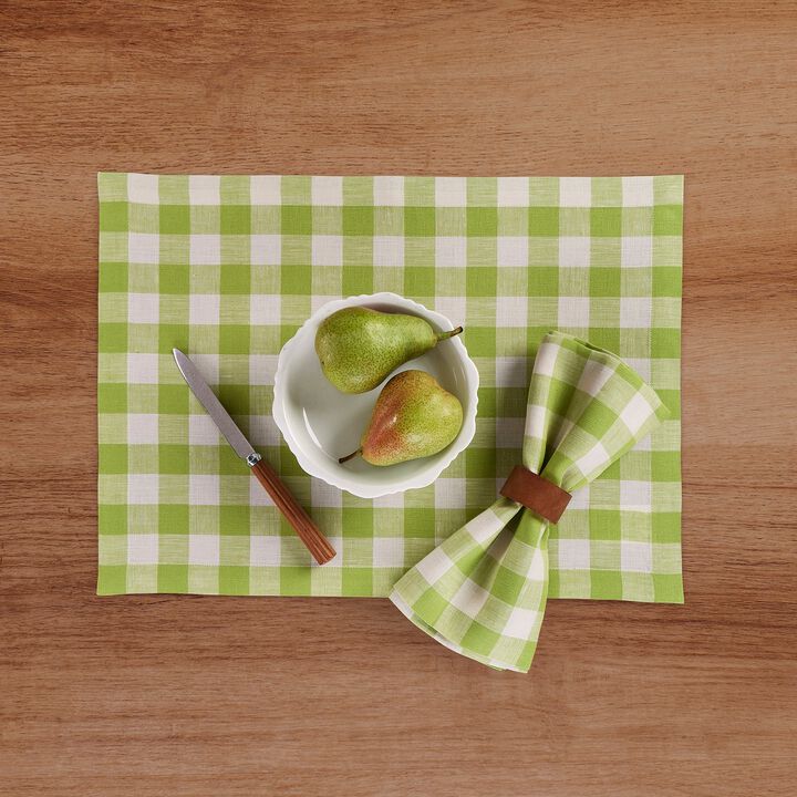 Linen Placemats - Morgan Check