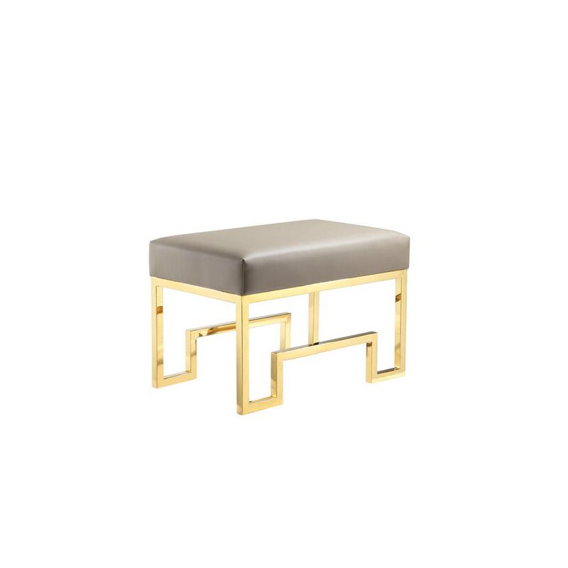 Bronson Stool Gold