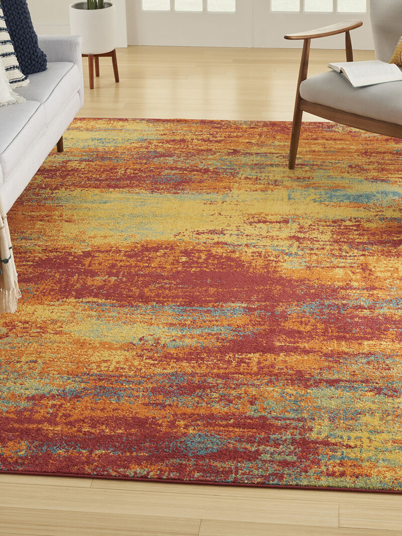 Nourison Essentials NRE06 Flame 6' x 9' Rug