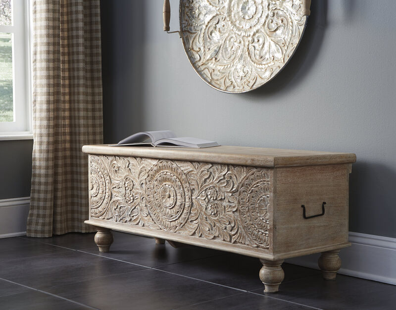 Fossil Ridge Storage Bench image number 2