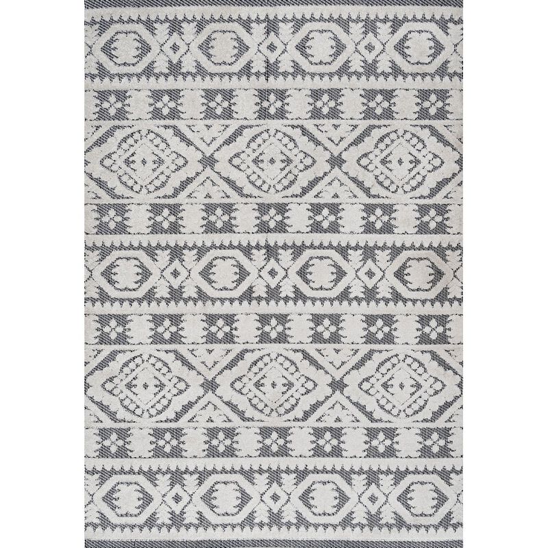 Citta High-Low Pile Mediterranean Tile Area Rug