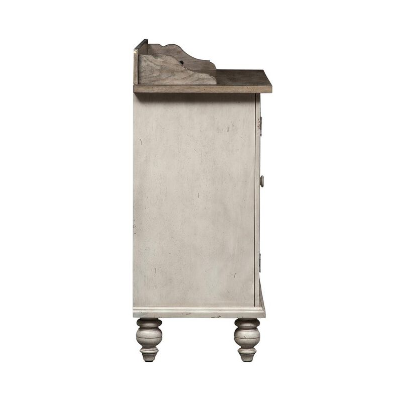 Liberty Furniture Whitney Server in Antique Linen w/ Weathered Gray image number 3