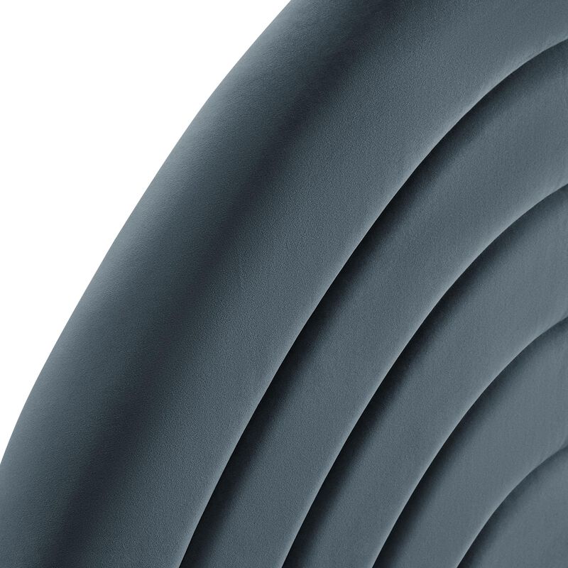 Solana Arched Performance Velvet Queen Headboard image number 6