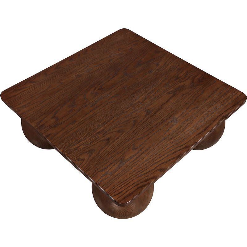 Meridian Furniture Fitch Brown Oak Veneer Coffee Table