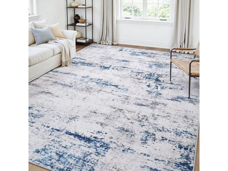 Vintage Washable Area Rug 6 by 9 Soft Non Slip Living Room Floor Carpet