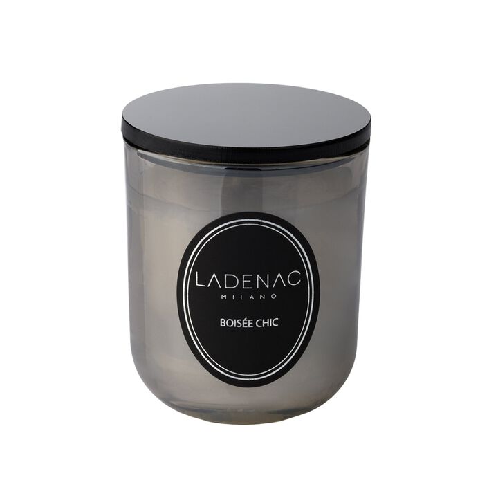 Candle in Jar URBAN SENSES 1.1 lb Grey Boisee Chic 4.72 x 6.5 x 10.83 in